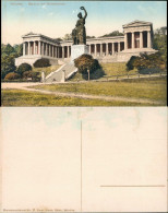 Ansichtskarte Ludwigsvorstadt-München Bavaria Mit Ruhmeshalle 1913 - Muenchen