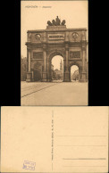 Ansichtskarte München Siegestor - Straße 1923 - München