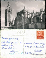 Postales Sevilla Catedral Y Giralda 1962 - Autres & Non Classés