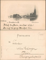 Ansichtskarte Sachsenhausen-Frankfurt Am Main Stadtpartie 1899 - Frankfurt A. Main