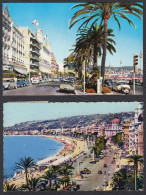 06 Nice Lot De 2 Cartes Dont Une écrite 1955 - Marchés, Fêtes