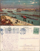 Ansichtskarte Hamburg Künstlerkarte - Hafen 1909 - Other & Unclassified