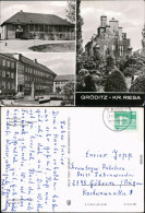 Ansichtskarte Gröditz Filmtheater, Polytechnische Oberschule, Rathaus 1978  - Autres & Non Classés