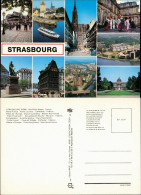 CPA Straßburg Strasbourg Mehrbildkarte Mit Stadtteilansichten 1980 - Strasbourg