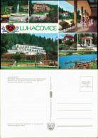 Postcard Luhatschowitz Luhačovice 4 Bild: Kuranlagen, Hotel 1981 - Tchéquie