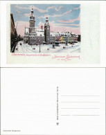 Ansichtskarte Chemnitz Hauptmarkt Im Winter 1912/1996 - Chemnitz