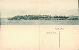 Québec 2-teilige Panorama Klappkarte, Panoramic View Vue Général Kanada 1910 - Sonstige & Ohne Zuordnung