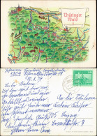 .Thüringen Landkarten Zeichnung Thüringer Wald I. Rd. Um Brotterode 1974/1973 - Autres & Non Classés