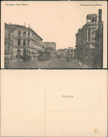 Postcard Warschau Warszawa Neue WeltStraße - Nowy-Zjazd 1915 - Polen