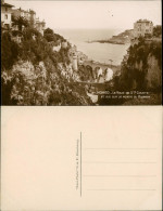 Postcard Monaco LE RAVIN DE STEDEVOTE ET QUE SUR LA POINTE DU ROCHER 1924 - Autres & Non Classés
