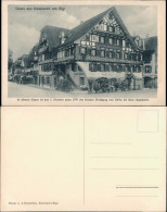 Ansichtskarte Küssnacht SZ Straßenpartie Am Gasthof Engel 1924 - Sonstige & Ohne Zuordnung