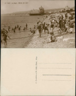 CPA Nizza Nice La Plage , Bains De Mer. 1924 - Autres & Non Classés