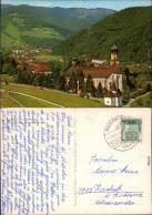 Münstertal/Schwarzwald Kloster St. Trudpert, Panorama-Ansicht 1968 - Muenstertal