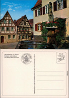 Marbach Am Neckar Schillers Geburtshaus Und Wilder-Mann-Brunnen 1980 - Autres & Non Classés