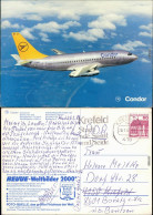 Ansichtskarte  Boing 737-230 Im Flug (Condor) - Silber 1986 - 1946-....: Ere Moderne