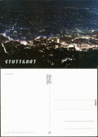 Ansichtskarte Stuttgart Luftbild - Bei Nacht 1972 - Stuttgart