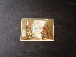 Original Old Card Chromo Liebig S 92 Drapeau France - Liebig