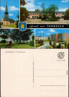 Ansichtskarte Tornesch 4 Bild: Neubaugebiet, Denkmal Und Kirche 1973 - Other & Unclassified