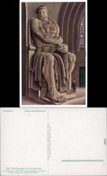 Ansichtskarte Leipzig Opferfreudigkeit - Figur Völkerschlachtdenkmal 1929  - Leipzig