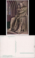 Ansichtskarte Leipzig Tapferkeit Figur - Völkerschlachtdenkmal 1929  - Leipzig