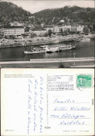 Ansichtskarte Bad Schandau Panorama-Ansicht, Fährschiff Auf Elbe 1979 - Bad Schandau