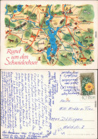 Ansichtskarte Schwielochsee Landkarten-Ansichtskarten: Schwielochsee 1974 - Autres & Non Classés