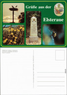 Elsteraue Storchennest, Gedenkstein, Blumen Und Tiere Aus Dem Umland 1998 - Autres & Non Classés
