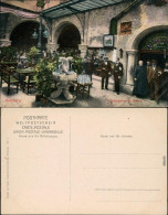 Ansichtskarte Salzburg Stiftskeller St. Peter - Mit Gästen 1912 - Altri & Non Classificati