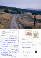 Freiwaldau Jeseník Bergbaude Svycarna Im Hintergrund Praded (Altvater) 1993 - Tschechische Republik