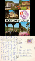 Karlsbad Karlovy Vary Sanatorium Sanssouci, Kurpark, Kolonnaden, Panorama 1977 - Tschechische Republik