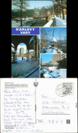 Ansichtskarte Karlsbad Karlovy Vary Sanatorium Sanssouci 1987 - Tchéquie