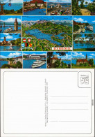 Ansichtskarte .Vorarlberg Rund Um Den Bodensee Mit Karte Von Den Städten 1988 - Andere & Zonder Classificatie