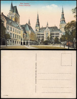Ansichtskarte Aachen Rathaus (Rückseite) 1910 - Aken