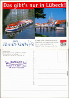 Ansichtskarte Lübeck Fluss, Personenschiff MAAK-Linie 1995 - Autres & Non Classés