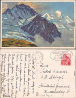 Ansichtskarte Lauterbrunnen Jungfrau (Berg) - Zeichnung Künstlerkarte 1940 - Otros & Sin Clasificación