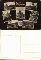 Ansichtskarte Wernigerode Schloss, Hasserode, Kleinstes Haus, Rathaus 1963 - Autres & Non Classés