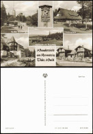 .Thüringen DDR Mehrbildkarte Wanderziele Am Rennsteig Thüringer Wald 1983 - Autres & Non Classés
