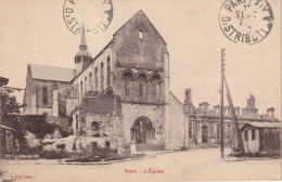 CPA  HAM 14 - L'église - Ham