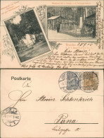 Ansichtskarte Albertstadt-Dresden 2 Bild Denkmal Und Schiessstand 1905 - Dresden