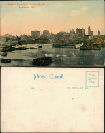 Postcard Baltimore Birdseye View From Federal Hill USA 1913 - Other & Unclassified