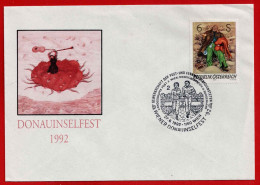 Brief Mit Stempel Wiener Donauinselfest `92  Vom 27.6.1992 - Brieven En Documenten