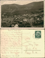 Postcard Brückenberg-Krummhübel Karpacz Górny Karpacz Stadtpartie 1938 - Schlesien