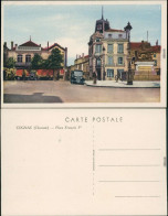 CPA Cognac Place Francois 1er/Platz 1940 - Autres & Non Classés