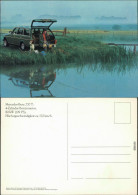 Ansichtskarte  Fischer / Angler Vom Mercedes-Benz 230 T Aus 1980 - PKW