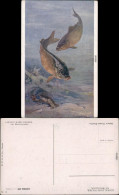 Ansichtskarte  Ludwig Hans Fischer - Am Meeresgrunde 1913 - Peintures & Tableaux