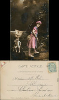 Ansichtskarte  Fischer / Angler - Frau Mit Kind Beim Fischen 1905 - Ohne Zuordnung