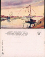  Fischer / Angler - Boot Mit Netz - Studii Artistici - Ravenna Dintorni 1913 - Non Classés