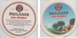 5000024 Bierdeckel Rund - Paulaner Hefe-Weißbier Naturtrüb - Beer Mats