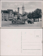 Ansichtskarte Bischofswerda Marktplatz, Auto Und Geschäfte 1940 - Bischofswerda