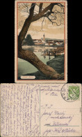 Ansichtskarte Pisek Písek Stadtpartie Steindruck 
1922 - Tschechische Republik